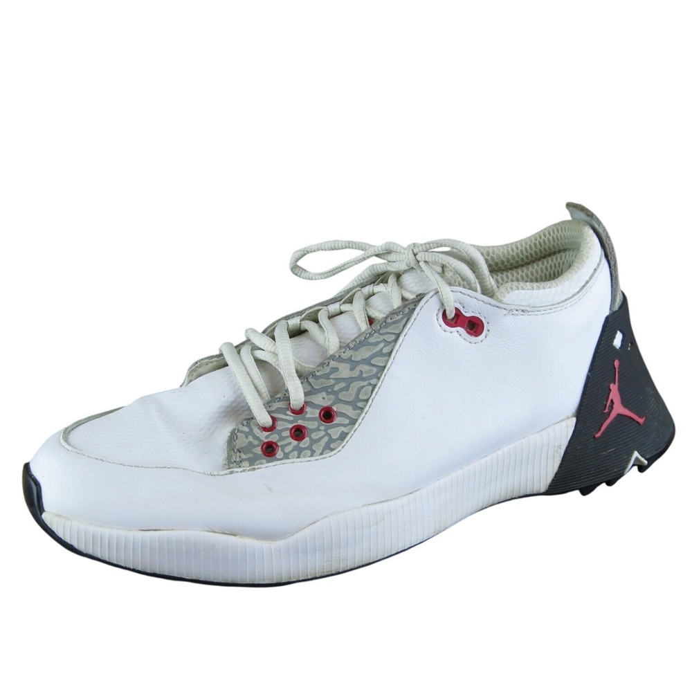 Nike Air Jordan ADG 2‎ Men Size 9 White Cement Grey Red Black CT7812-100 Golf G